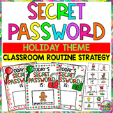 Secret Password Classroom Management Routines Strategy - H