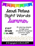 Secret Pictures: 1G Sight Words (SUMMER Set)