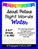 Secret Pictures: 1G Sight Words (WINTER Set)