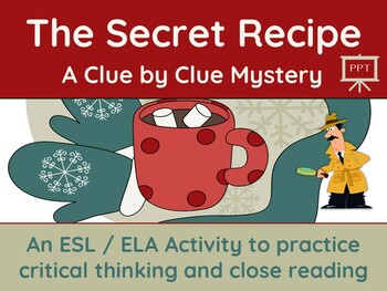 Preview of Secret Recipe: Critical Thinking Mystery PowerPoint Edition