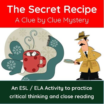 Preview of Secret Recipe: Critical Thinking Mystery Printable Activity