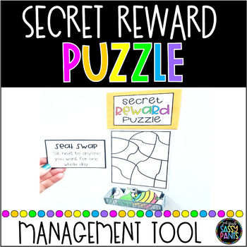 Preview of Secret Reward Puzzle | Classroom Management Tool | Classroom Reward Tool