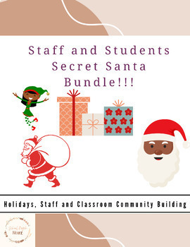 Preview of Secret Santa Activities for Staff and Students!