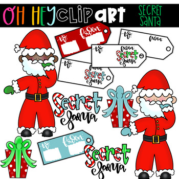 secret santa clip art