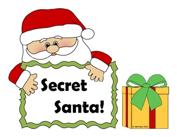 secret santa clip art