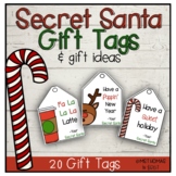 Secret Santa Gift Tags and 20 Gift Ideas