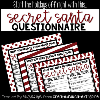 Preview of Secret Santa Interest Survey