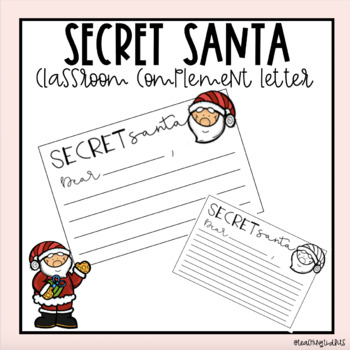 Secret Santa Letter Activity by Traulsen's Teaching Tidbits | TpT