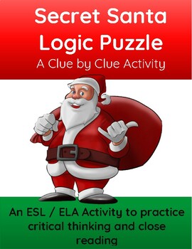 Secret Santa Logic Puzzle A Clue By Clue Critical Thinking Game