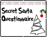 Secret Santa Questionnaire - Christmas Gift Exchange - US 
