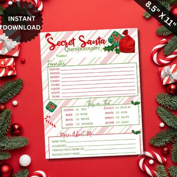 Printable 12 Days of Christmas Gift Tags Instant Download