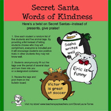 Secret Santa Words of Kindness