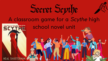 Preview of Secret Scythe Class Game for Novel Unit!