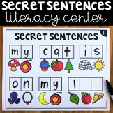 Secret Sentences - Literacy Center