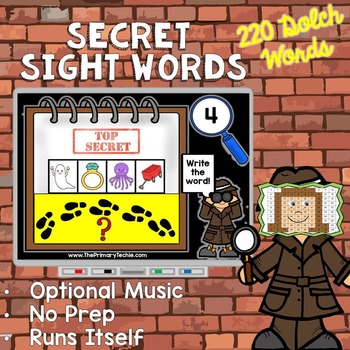 Preview of Secret Sight Words - Dolch Bundle