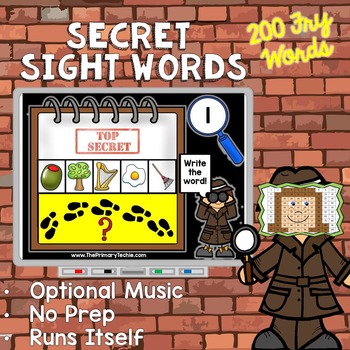 Preview of Secret Sight Words - Fry Bundle