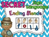 Secret Sign Language Ending Blends Words