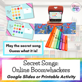 Secret Songs - Solfege Boomwhacker Music Activity - Online