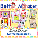 Better Alphabet™ Posters w/Embedded Mnemonics for Vowel So