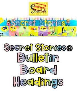 Preview of Secret Stories® Bulletin Board Headings