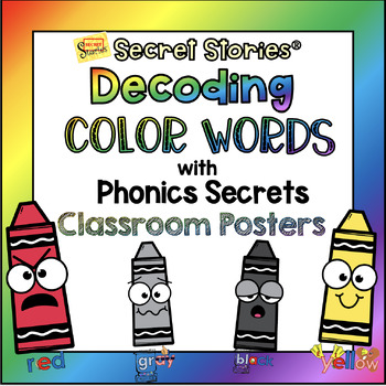 Preview of Decoding Color Words with Phonics Secrets | Secret Stories®