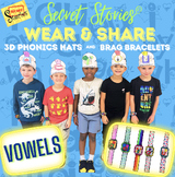 Secret Stories® Phonics “Wearables" Pack #1 w/Sharing Hats