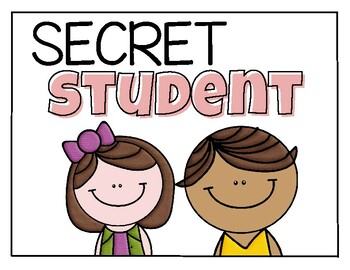 Preview of Secret Student
