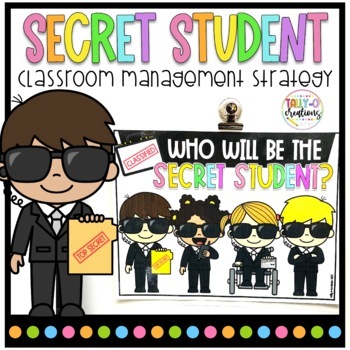 Preview of Secret Student | Classroom Behavior Management | Editable
