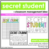 Secret Student | Classroom Management Strategy
