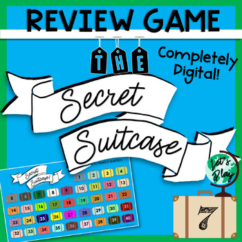 Preview of Secret Suitcase Review Game - Digital