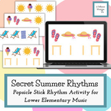 Secret Summer Rhythms - Music Game/Activity for Beginning of Year