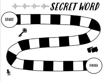 Secret Word: An ESL Conversation Fluency Game by Crown Jewel Curriculum