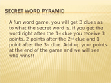 Secret Word Pyramid Review