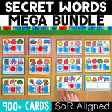 Secret Words Center - Huge Phonics Bundle - 900+ Cards - (