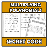 Secret code - Código secreto - Multiplying polynomials - P