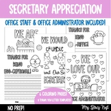 Secretary & Office Coordinator Appreciation Thank You Colo