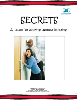 Preview of Secrets - A lesson for applying subtext in acting