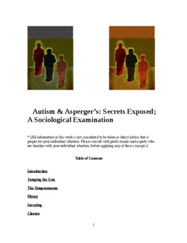 Preview of "Secrets Exposed: Autism and Asperger's;" [*New Book Trailer]