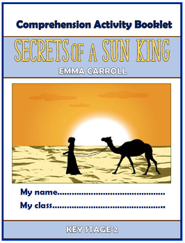 Preview of Secrets of a Sun King - Comprehension Activities Booklet!