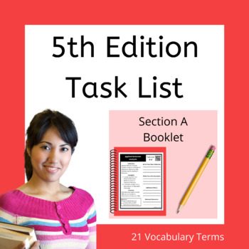 Preview of Section A Booklet - BCBA Exam Prep 5th Edition Task List ABA Study Guide