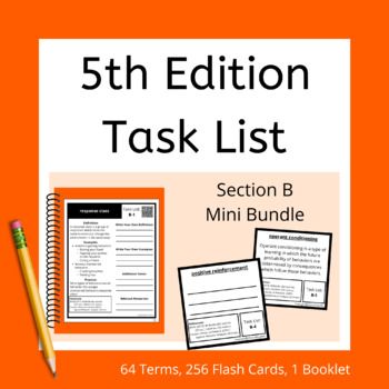Preview of Section B 5th Edition Task List Mini Bundle for ABA and BCBA Exam Prep