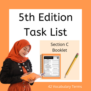 Preview of Section C Booklet - BCBA Exam Prep 5th Edition Task List ABA Study Guide