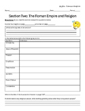 Section Two: Roman Empire and Religion Guided Reading