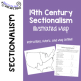 Sectionalism Illustrated Map Assignment