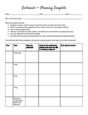 Sectionals Planning Template