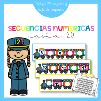 Preview of Secuencias numéricas hasta 20