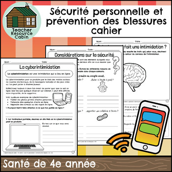 Preview of Sécurité personnelle et prévention des blessures (Grade 4 FRENCH Ontario Health)