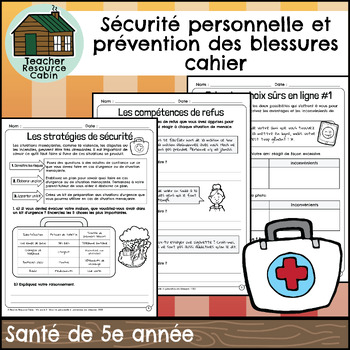 Preview of Sécurité personnelle et prévention des blessures (Grade 5 FRENCH Ontario Health)