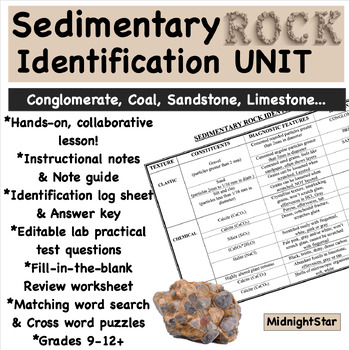 Preview of Sedimentary Rock Identification and Formation UNIT
