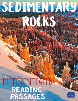 Preview of Sedimentary Rocks Differentiated Reading Passages & Questions